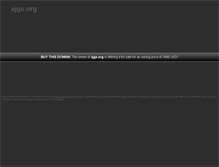 Tablet Screenshot of ajgs.org